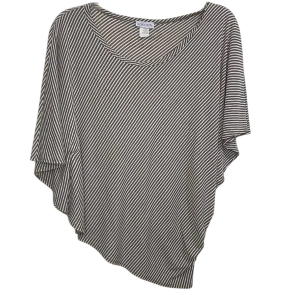 KOKOON Poly Blend Asymmetrical Summer Top Sz L - Picture 1 of 8